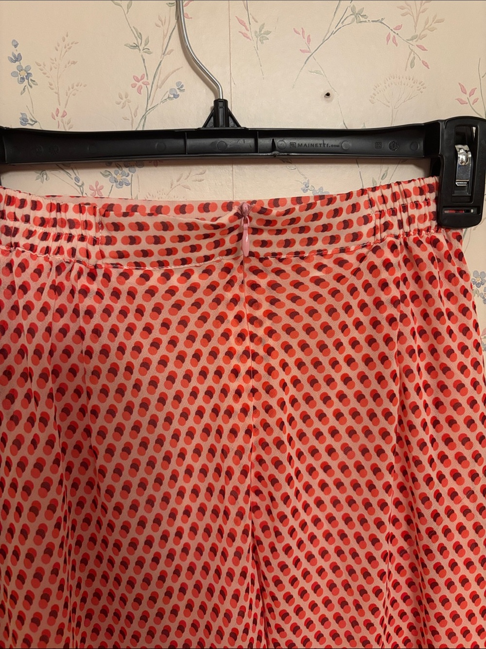 Pink Geometric Short-Sleeve Maxi Skirt and Crop Top - Picture 8 of 9